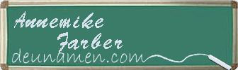 Annemike Farber Visitenkarte
